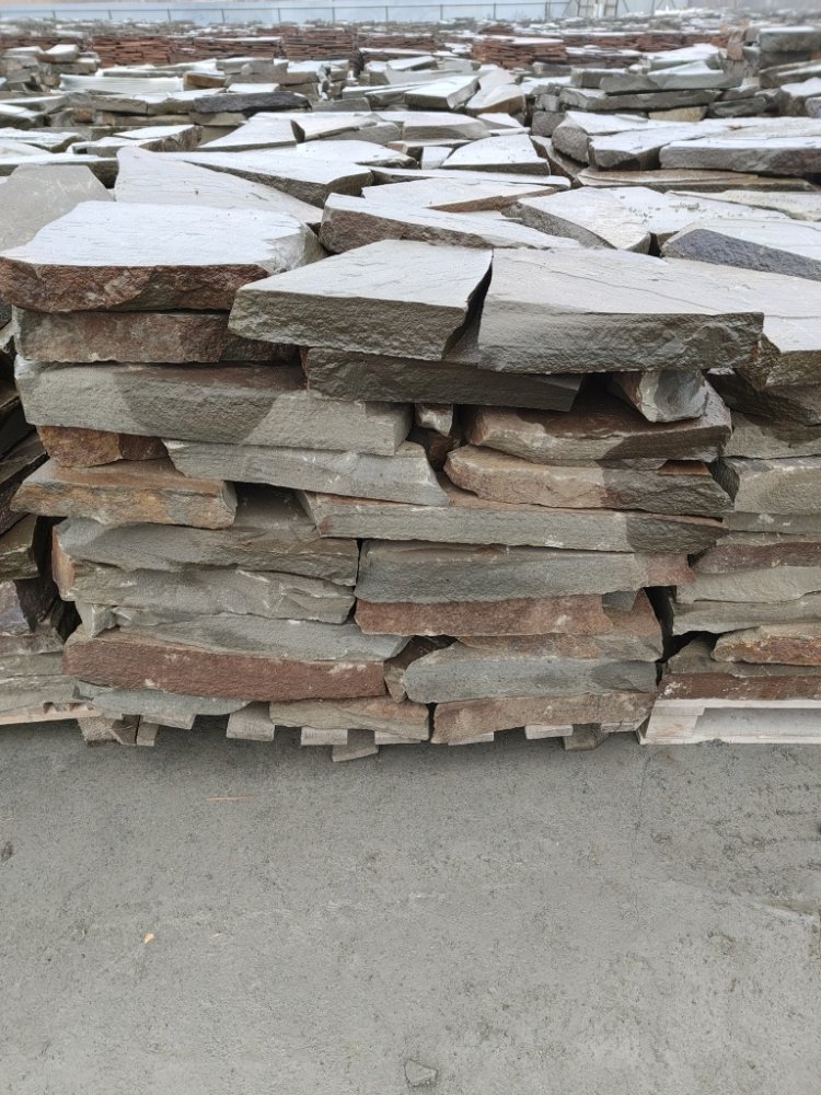 Плитняк песчаник серо-зелёный для мощения 60-65 мм купить в Белгороде