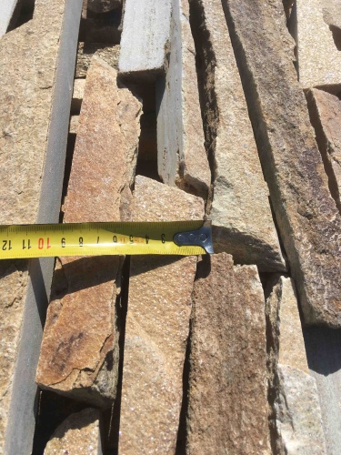 Горбушка златолит золотистый для облицовки купить в Белгороде