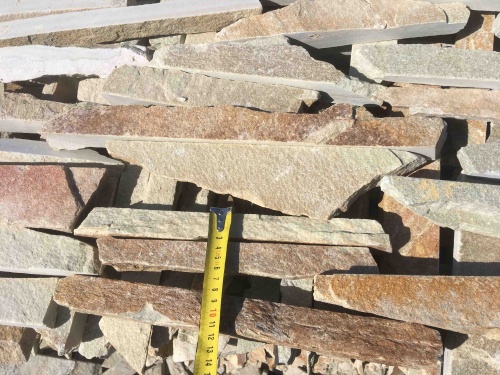 Горбушка златолит золотистый для облицовки купить в Белгороде