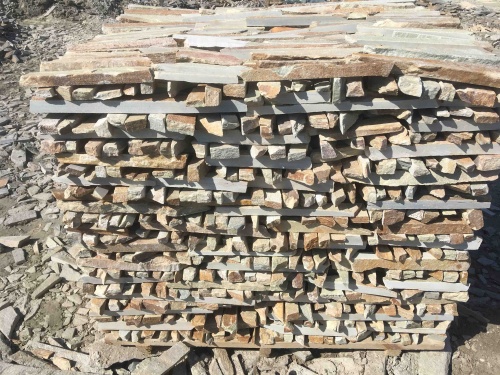 Горбушка златолит золотистый для облицовки купить в Белгороде