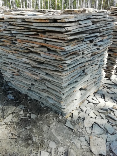 Плитняк златолит Уральский для цоколя, отмостки купить в Белгороде