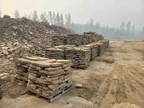 плитняк для мощения на землю